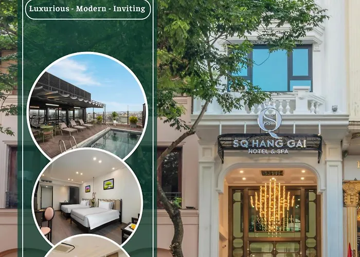 Hotels with pool Sq Hang Gai & Spa